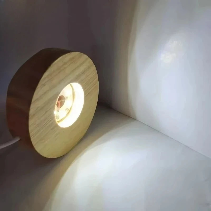 Base LED USB Para Lámparas De Acrílico Y Litofanías