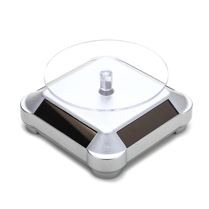 Peana giratoria 360° con luz, sin pilas ni cables