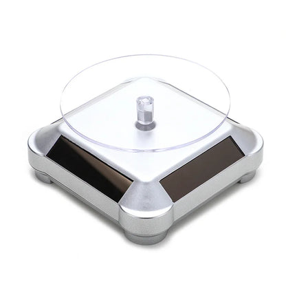 Peana giratoria 360° con luz, sin pilas ni cables