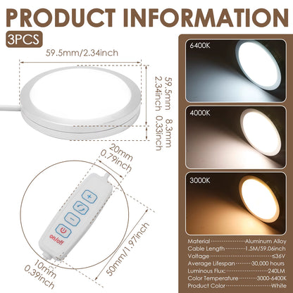 Pack 5 Kits De Luz LED Para Lámparas Impresas En 3D (Compatible Bambu Lab Lamp 001)