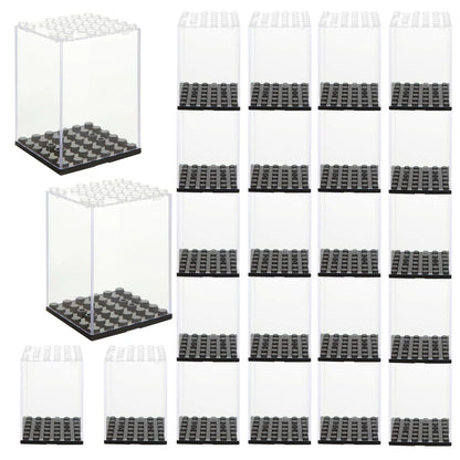 Urnas acrílicas apilables para minifiguras