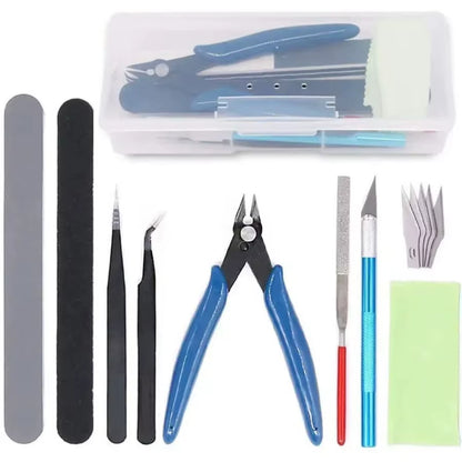 Set Básico De Herramientas De Modelismo Con Estuche