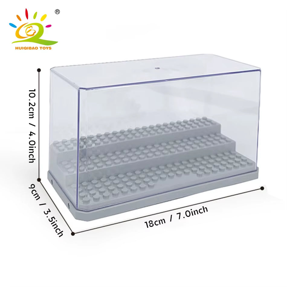 Urna antipolvo para minifiguras y figuras pequeñas