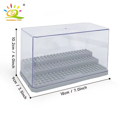 Urna antipolvo para minifiguras y figuras pequeñas