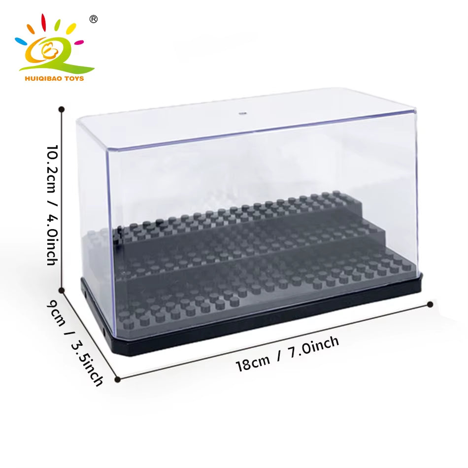 Urna antipolvo para minifiguras y figuras pequeñas
