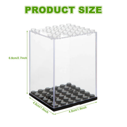 Urnas acrílicas apilables para minifiguras