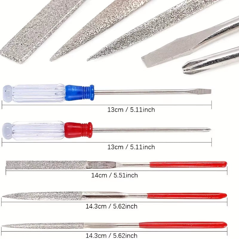 Set Básico De Herramientas De Modelismo Con Estuche