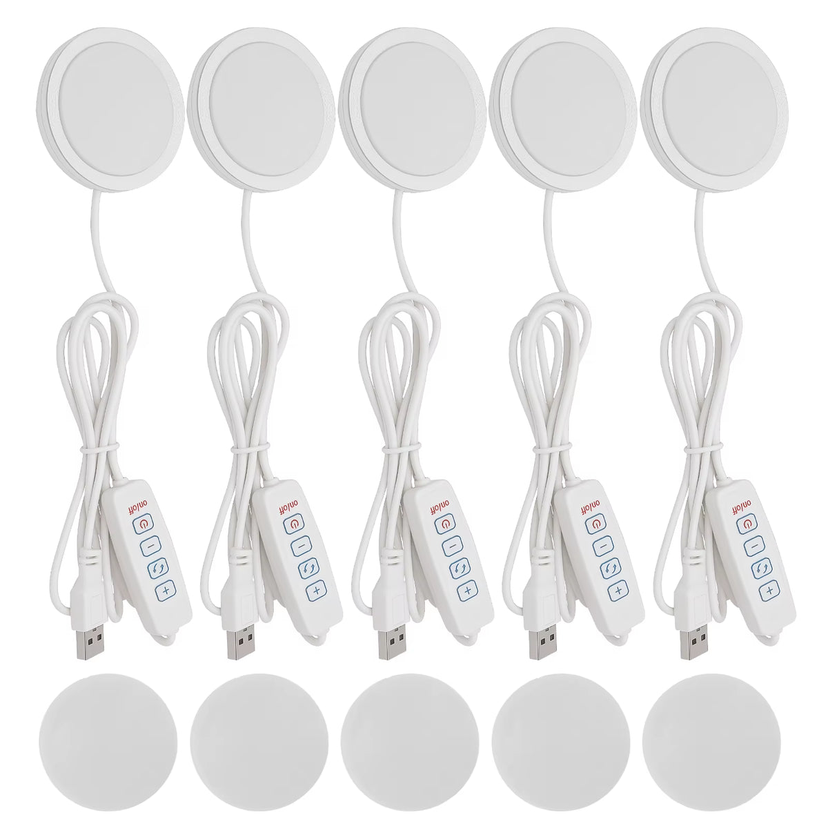 Pack 5 Kits De Luz LED Para Lámparas Impresas En 3D (Compatible Bambu Lab Lamp 001)